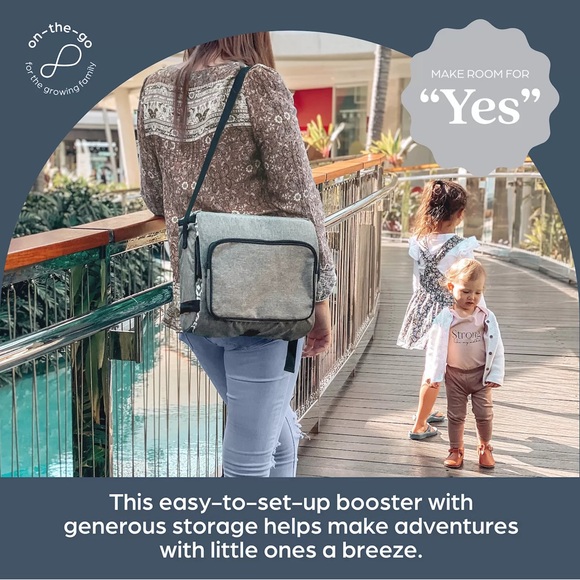 Travel Booster with Storage - Picture 7 of 16